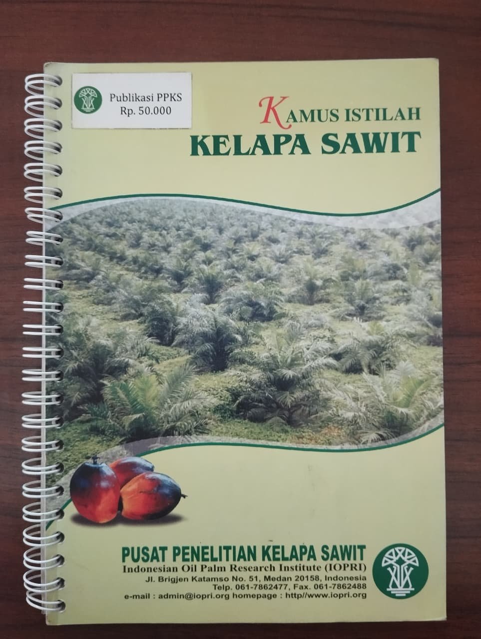 Cover Kamus Istilah Kelapa Sawit